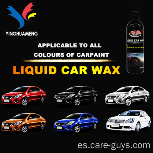 CAR Liquid Wax Aplicación fácil de alto brillo de brillo